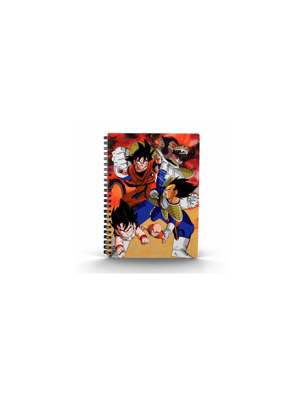 Dragon Ball Z Notebook with 3D-Effect Goku vs Vegeta