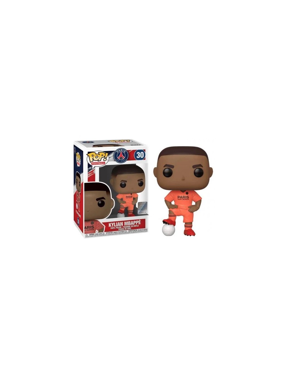 Funko Pop! Paris Saint Germain Kylian Mbappe Away Kit 30