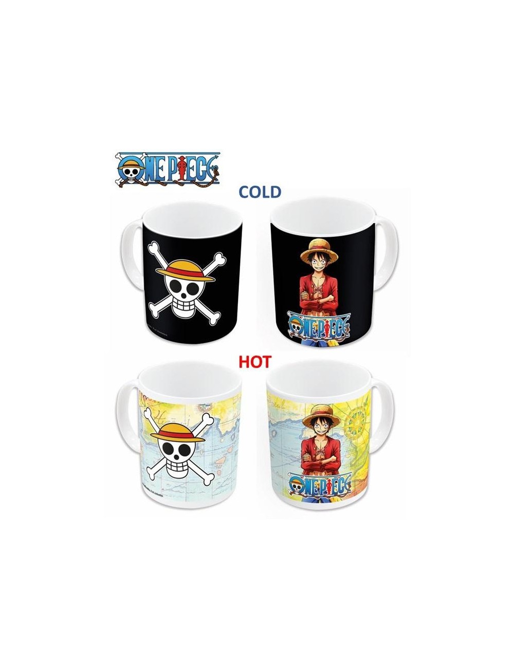 ONE PIECE - Luffy - Heat Change Mug - 325ml